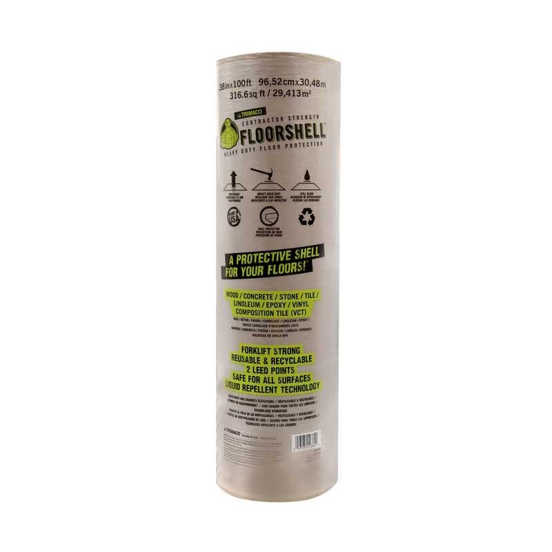 FloorShell heavy duty floor protection, available at Catalina Paints in CA.