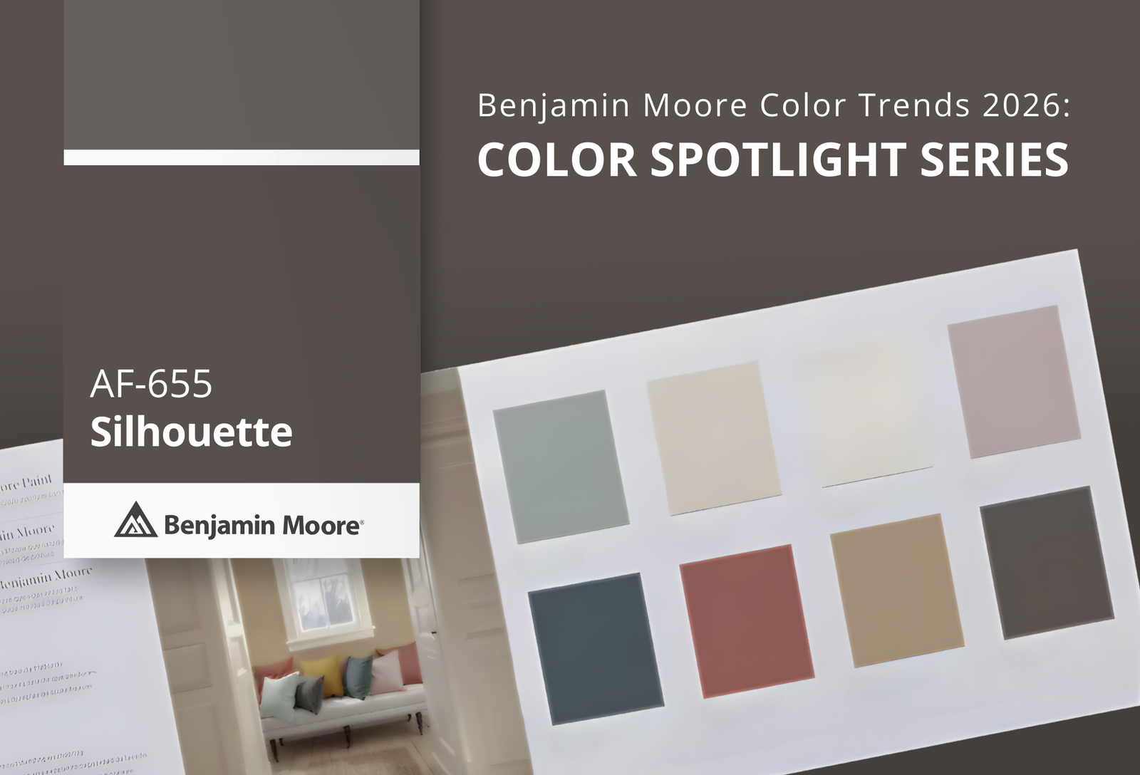 Silhouette AF-655: Benjamin Moore Color of the Year 2026 | Catalina Paints