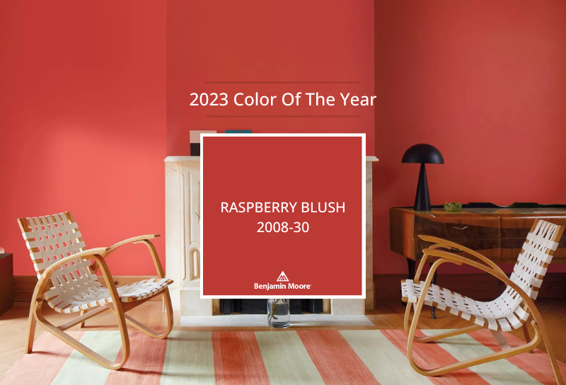 Benjamin Moore Color of the Year 2023: Raspberry Blush 2008-30 at Catalina Paint