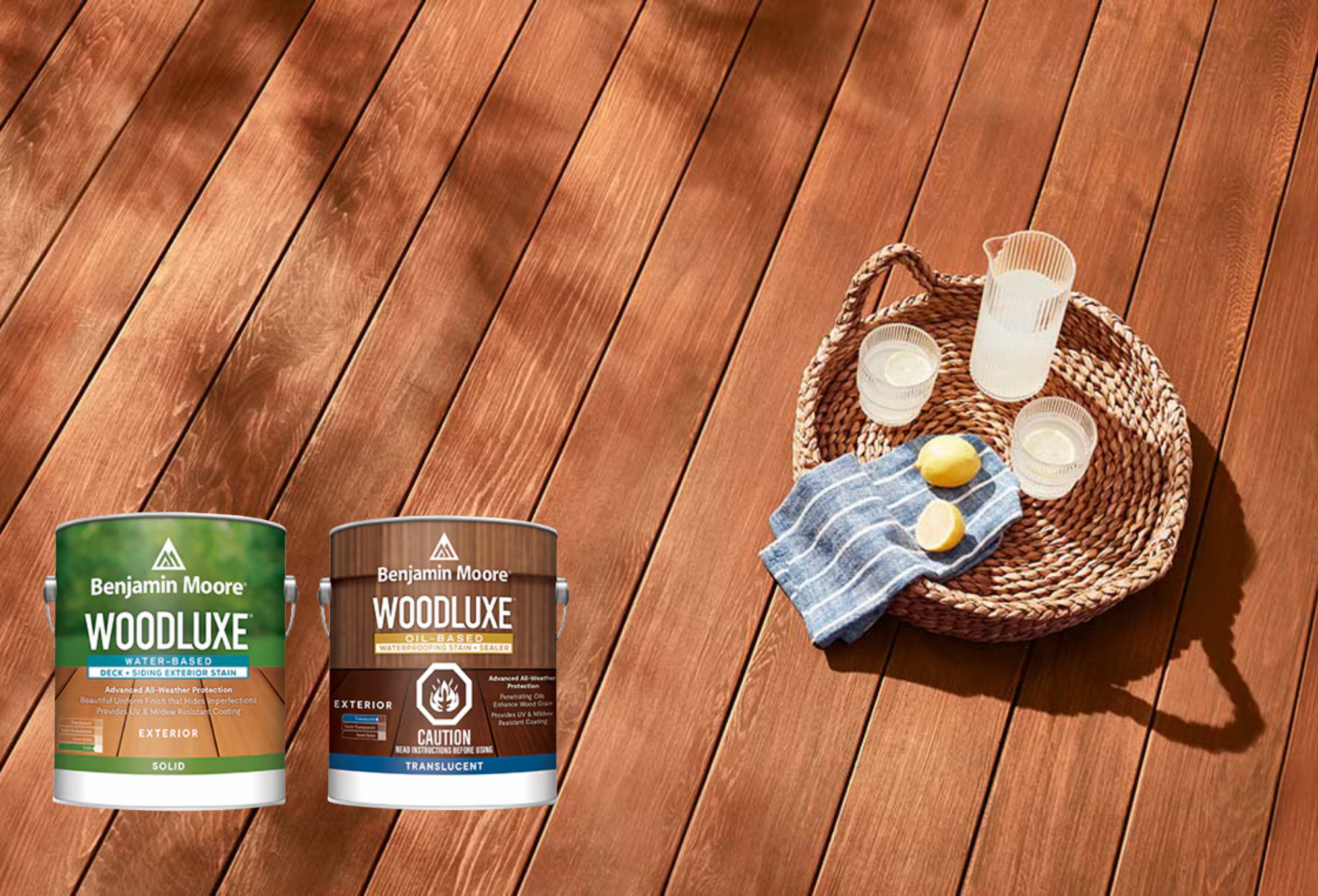 Protect Your Outdoor Spaces with Benjamin Moore Woodluxe