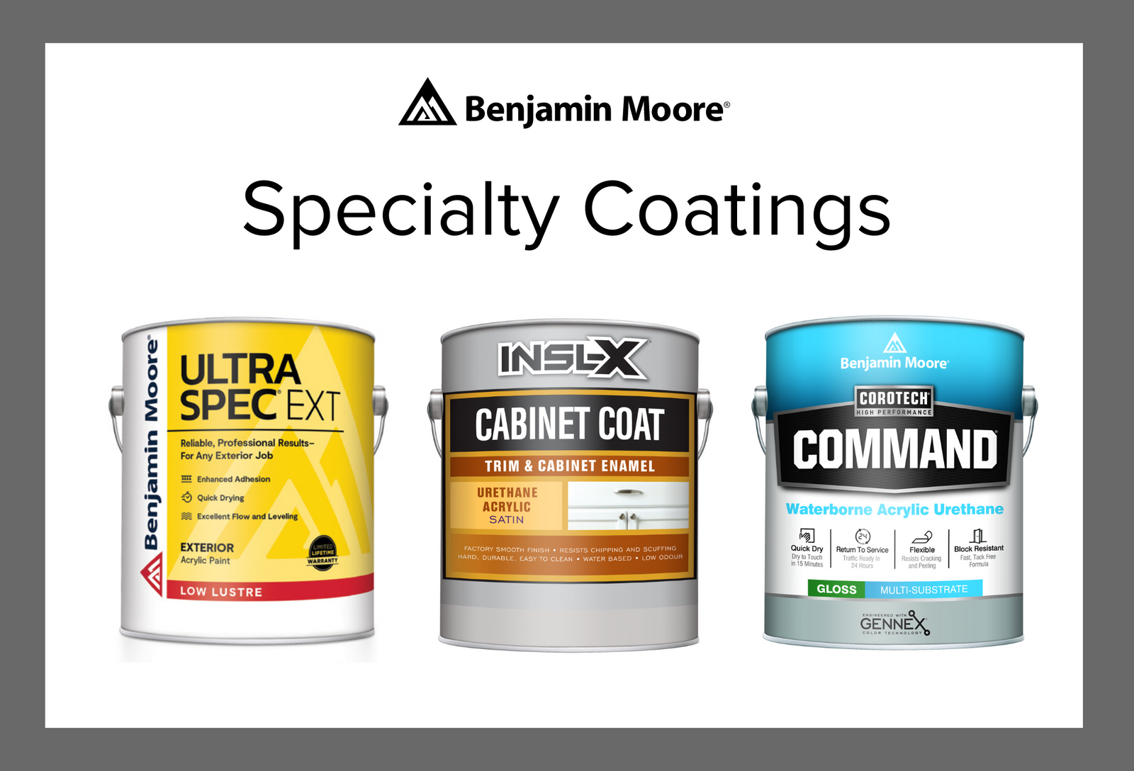Benjamin Moore Specialty Coatings. Available at Catalina Paints in the Los Angeles area.
