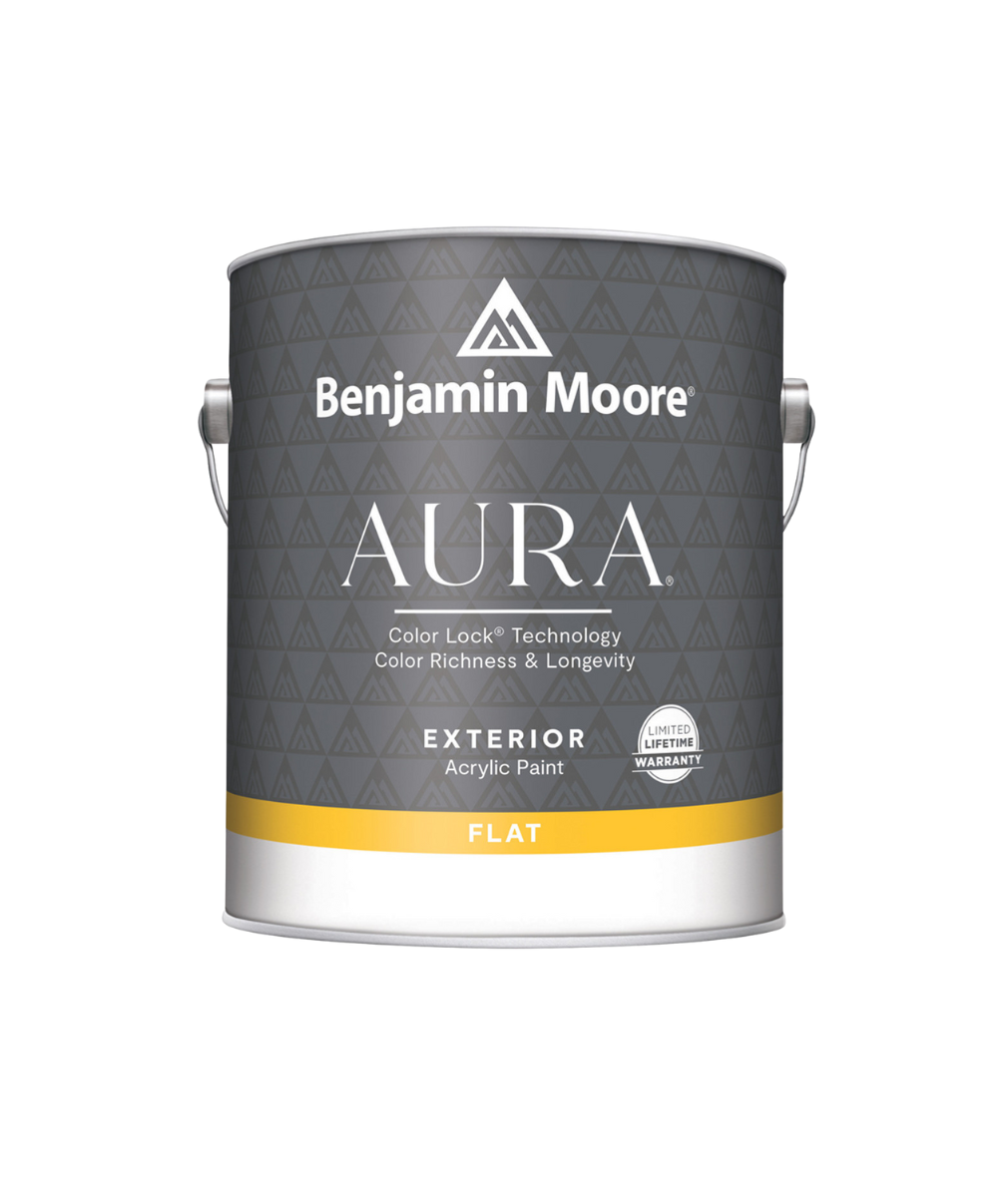 Benjamin Moore AuranExterior Flat available at Catalina Paint.