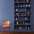 Benjamin Moore's Color of the Year, Blue Nova used in a bookshelf
