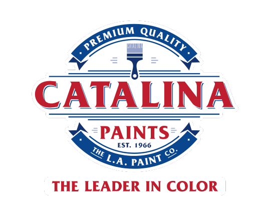 Catalina Paints full color logo with solid white background
