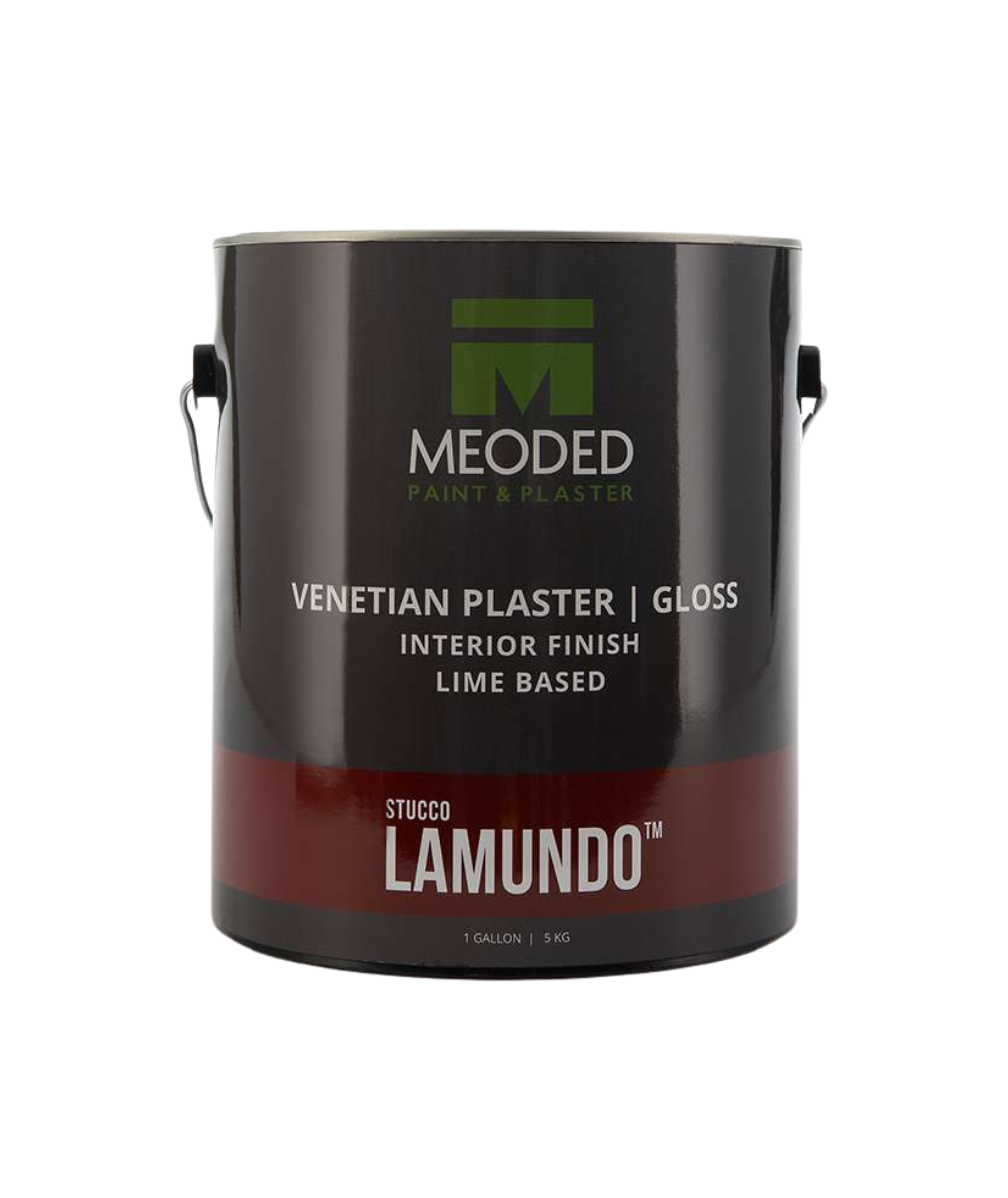 Meoded Stucco Lamundo Venetian plaster finish available at Catalina Paints in Los Angeles – a smooth, high-gloss decorative coating perfect for luxurious wall designs in Southern California homes and commercial spaces.
