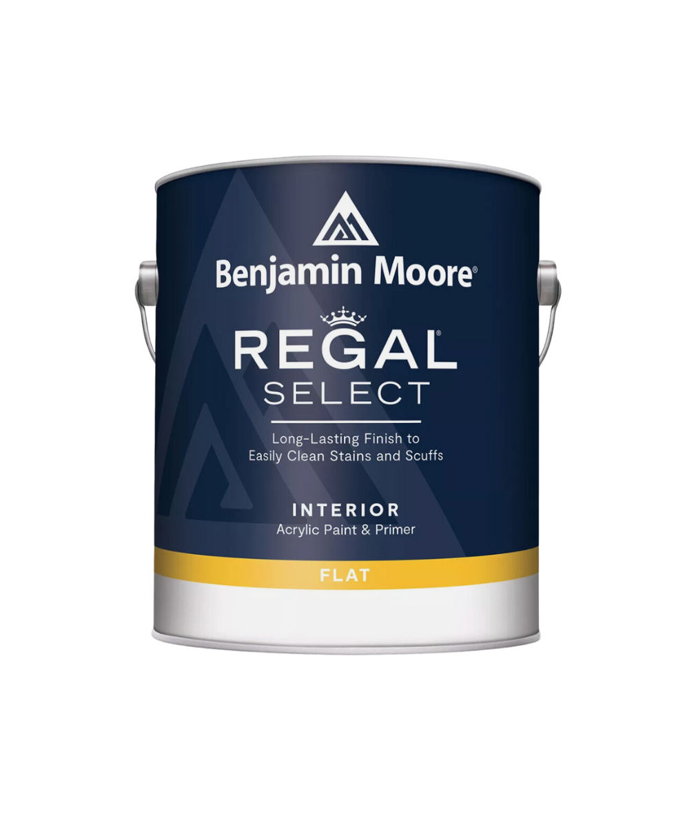 Benjamin Moore Regal Select Flat Paint available at Catalina Paints.