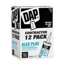 Dap Alex Plus Caulk with Silicone, available at Catalina Paints in CA.