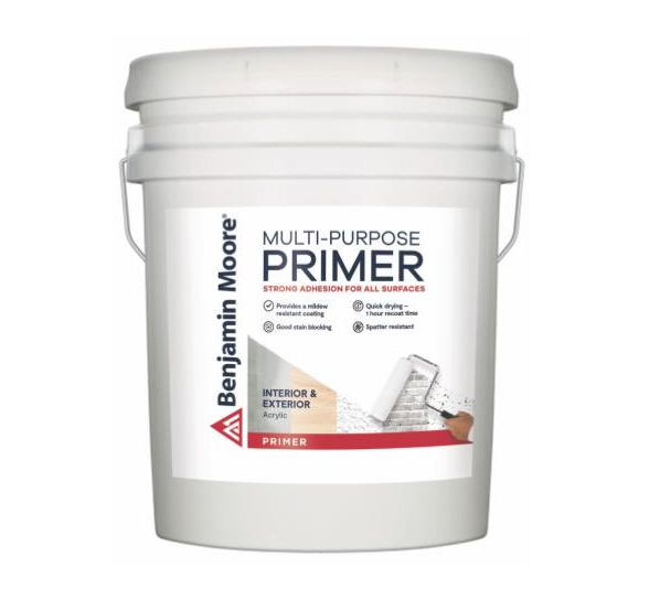Benjamin Moore MultiPurpose Interior/Exterior Primer Five Gallon Pail