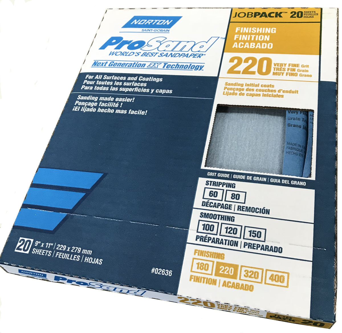 Norton ProSand Sandpaper