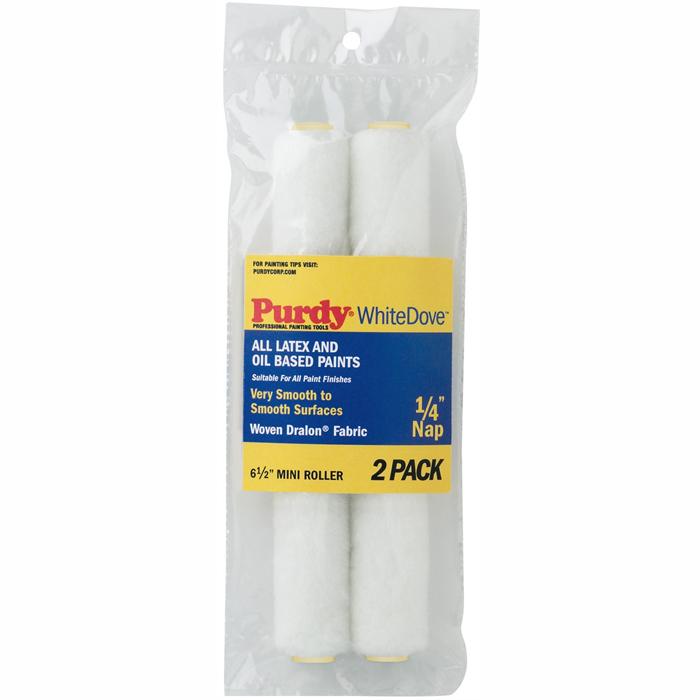 Mini Purdy White Dove Roller Covers, available at Catalina Paints in Los Angeles County, CA.