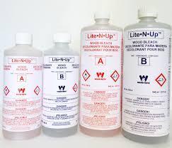 WoodKote Lite-N-Up Wood Bleach Kit, available at Catalina Paints in CA.
