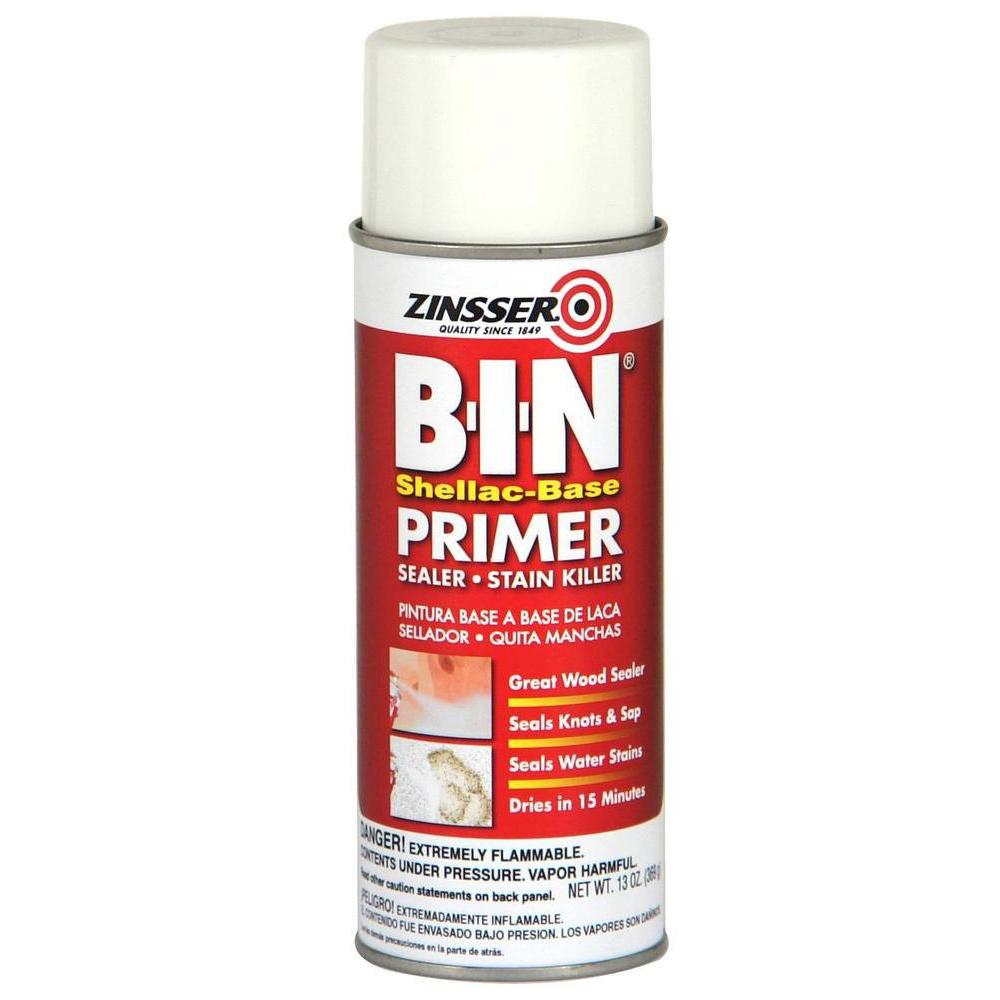 13 oz B I N Primer Sealer Spray, available at Catalina Paints in LA County.