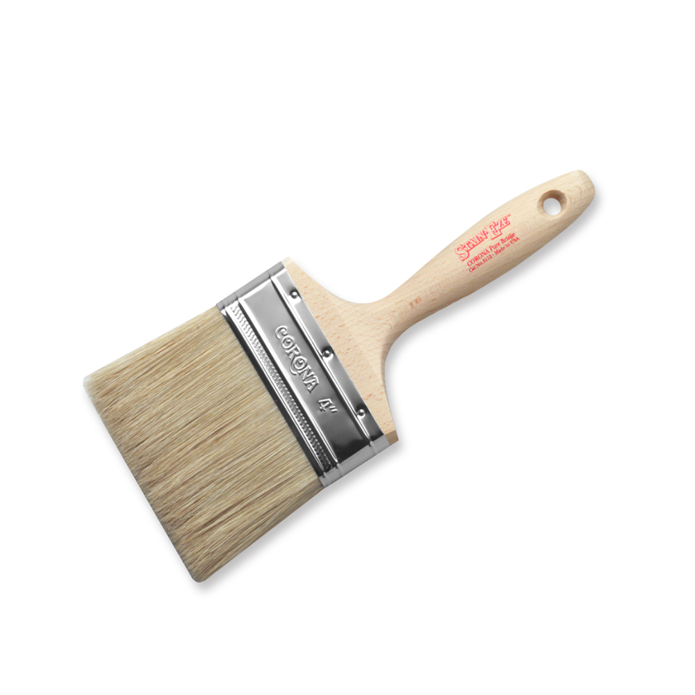 Corona Stain•Eze™ bristle brush 4&quot;,  available at Catalina Paints, serving the Los Angeles County. 
