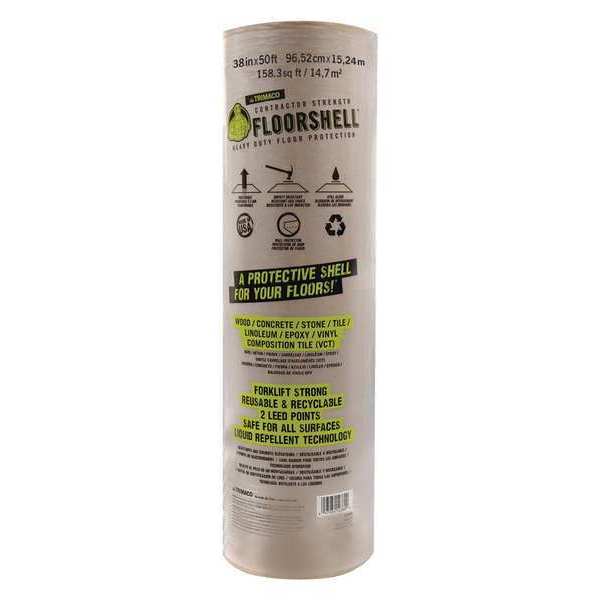 FloorShell heavy duty floor protection, available at Catalina Paints in CA.