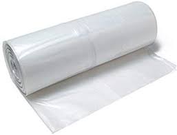 Plastic Sheeting Rolls in 4 mil, available at Catalina Paints in CA.