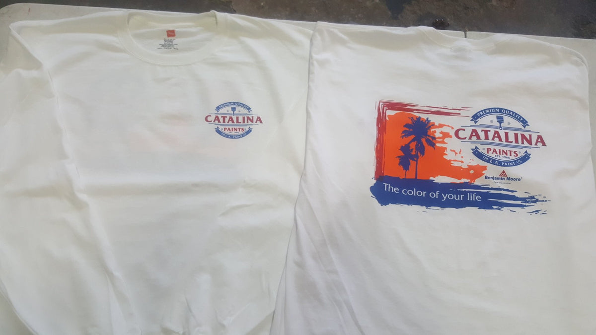 Catalina T-shirt, available at Catalina Paints in Los Angeles County, CA.